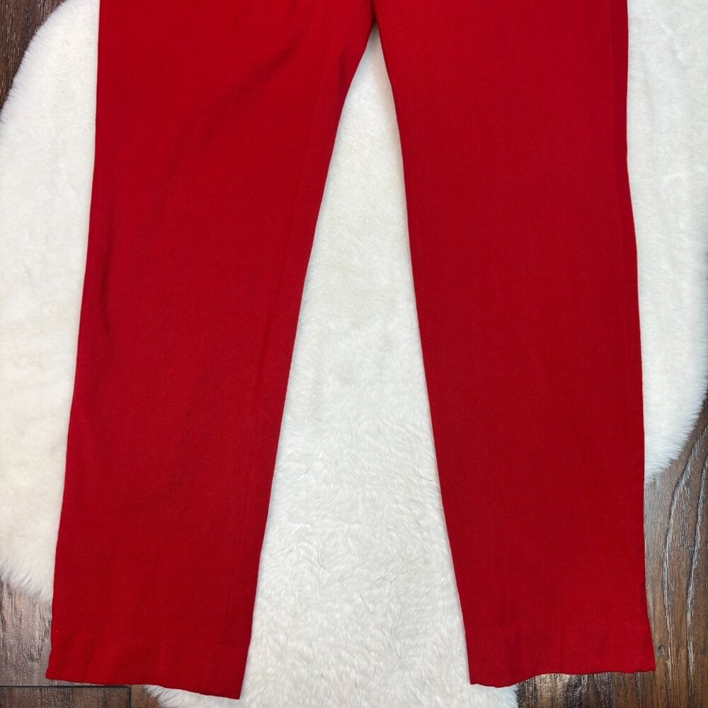 Banana Republic Dress‎ Chino Pants 6 Red Sloan Skinny Ankle Stretch Mid-Rise - Picture 3 of 8